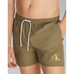 Men's Medium Drawstring Quick-Drying Mid-Length Swim Shorts