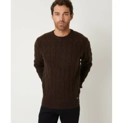 Men's Milton Cable Crew Knit Jumper