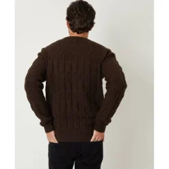 Men's Milton Cable Crew Knit Jumper