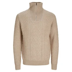 Men's North Knitted 1/4 Zip Fleece Fabric