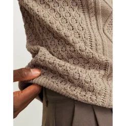 Men's North Knitted 1/4 Zip Fleece Fabric