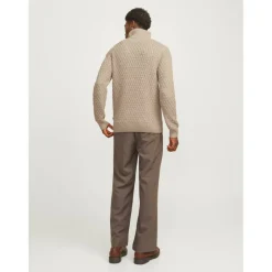 Men's North Knitted 1/4 Zip Fleece Fabric