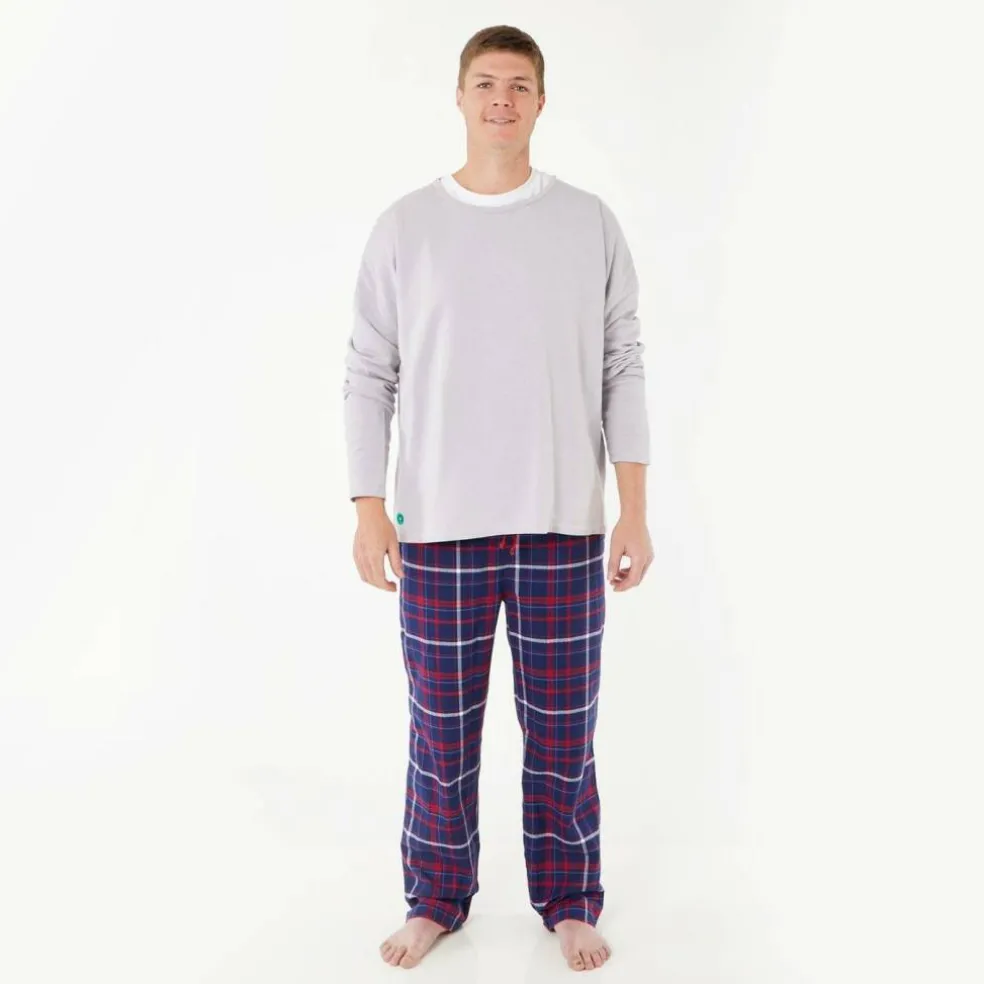 Mens Organic Brushed Cotton Lounge Trousers