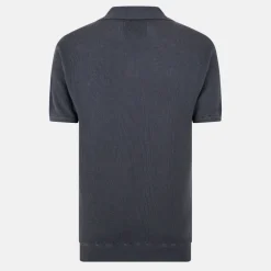 Men's Ottoman Knit Short-Sleeve Polo Shirt