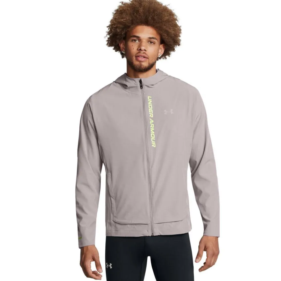 Men's Outrun The Storm Water-Resistant Moisture-Wicking Performance Running Jacket
