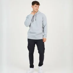 Mens Overhead Hoodie with Cross Over Neck