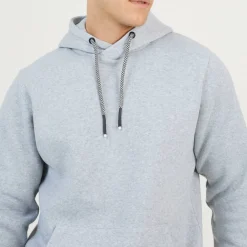 Mens Overhead Hoodie with Cross Over Neck