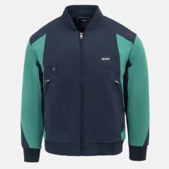 Men's Pad Stand Collar Full Zip Long Sleeve Softshell Jacket
