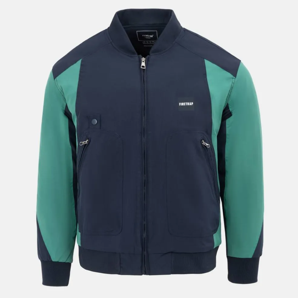 Men's Pad Stand Collar Full Zip Long Sleeve Softshell Jacket