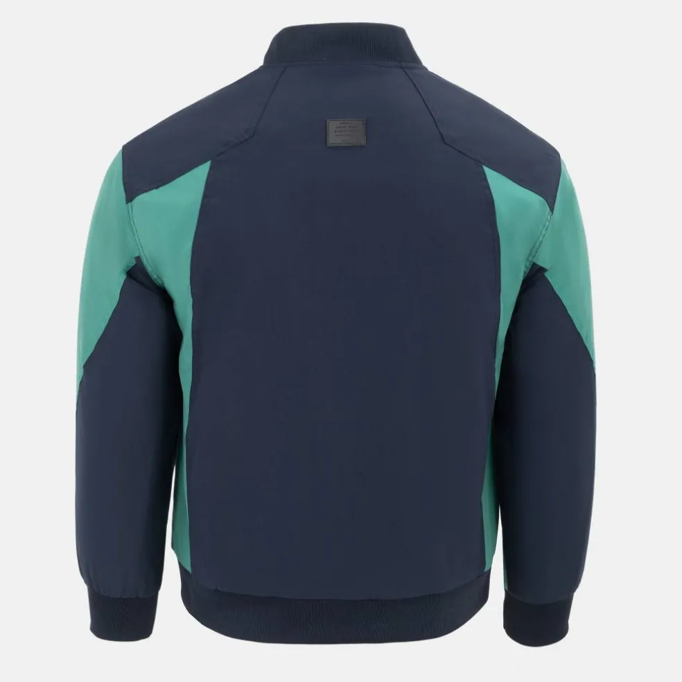 Men's Pad Stand Collar Full Zip Long Sleeve Softshell Jacket