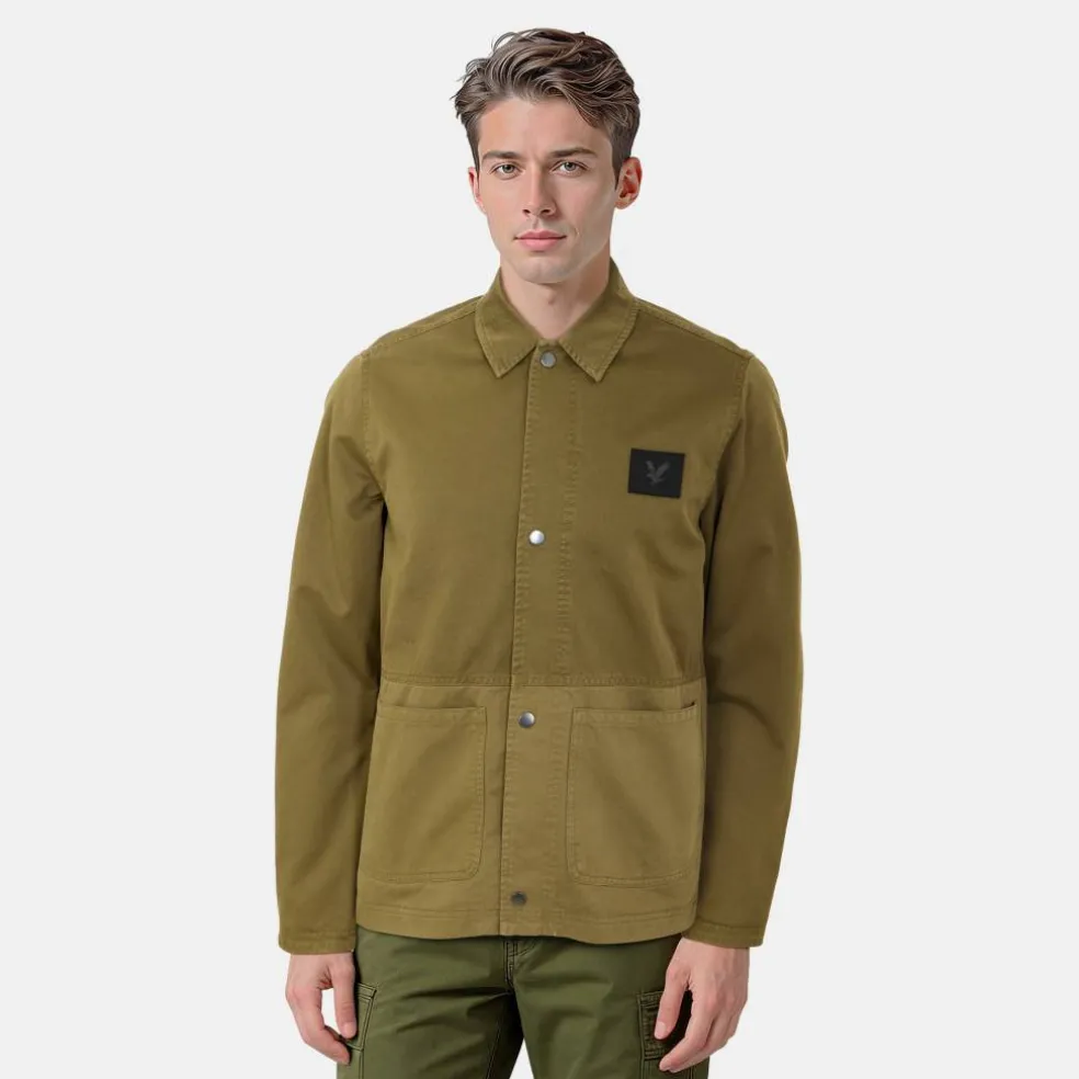 Men's Panelled Long Sleeve Parka