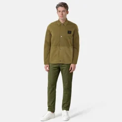 Men's Panelled Long Sleeve Parka
