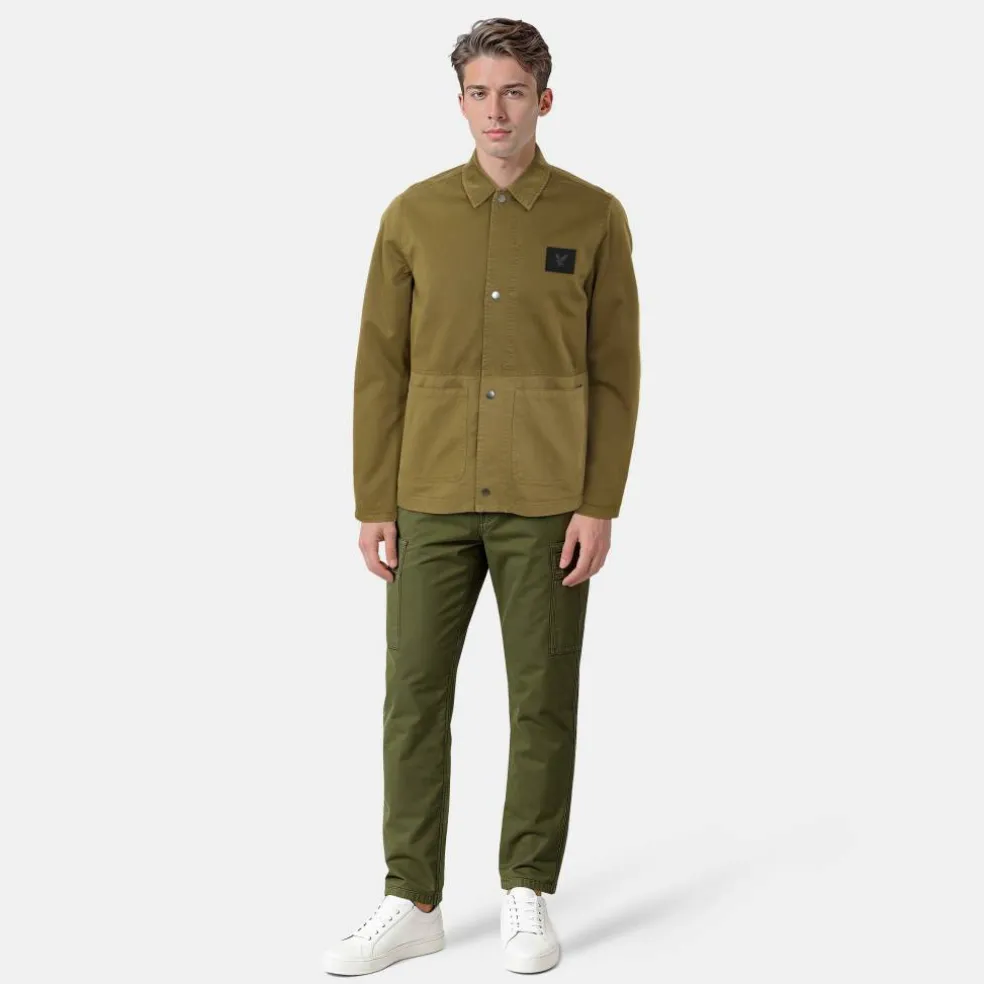 Men's Panelled Long Sleeve Parka
