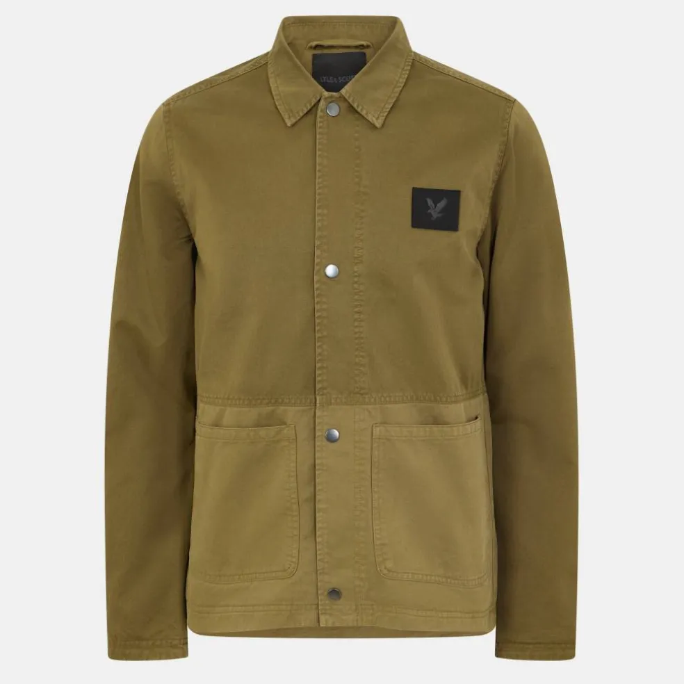 Men's Panelled Long Sleeve Parka
