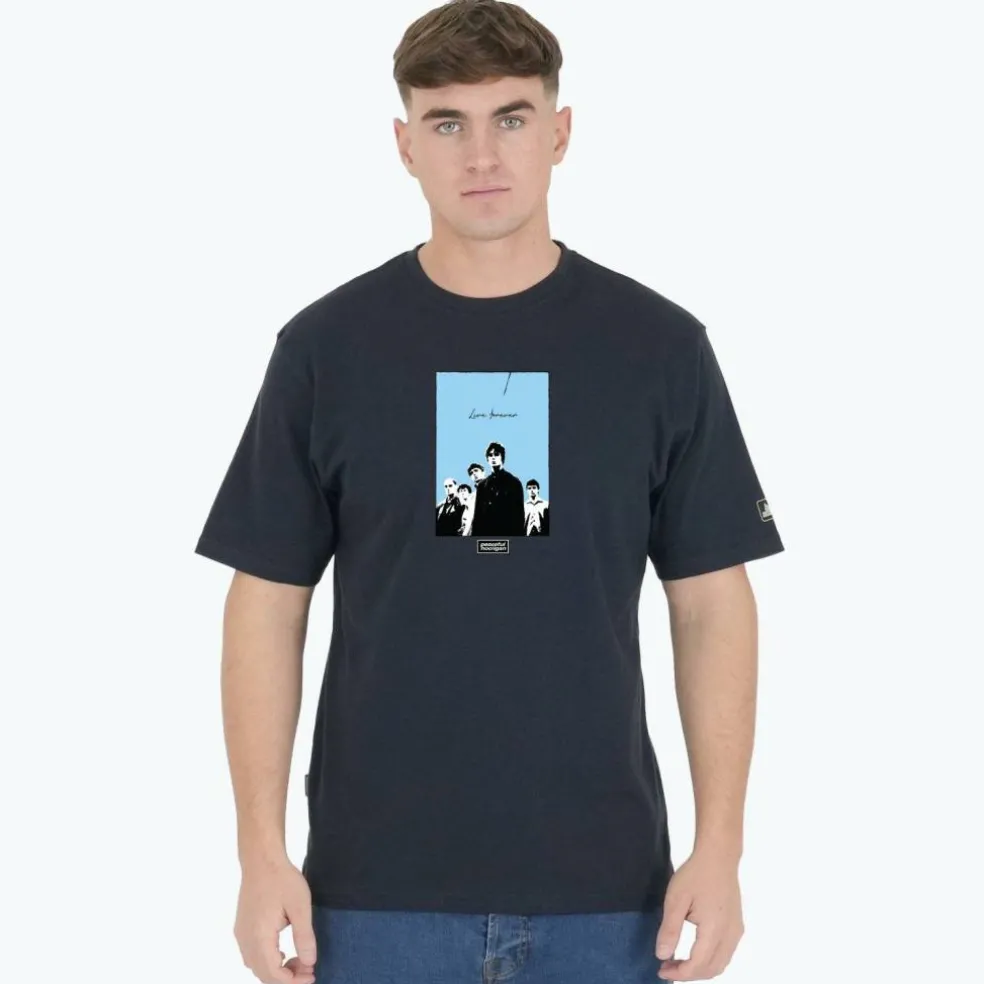 Men's Peaceful Live Forever Regular Fit T-Shirt