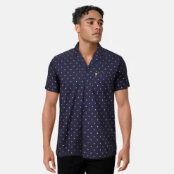 Men's Polka Dot Pyjama Short-Sleeve Top