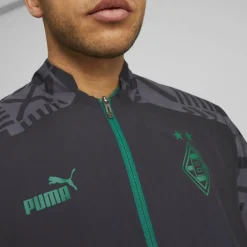 Men's Prematch Borussia Monchengladbach Waterproof Lightweight Rain Anorak