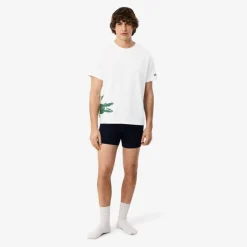 Men's Printed Cotton Lounge Short Sleeve Pyjama Top