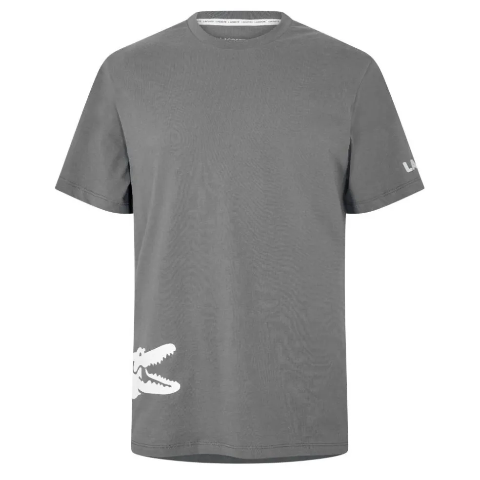 Men's Printed Cotton Lounge Short Sleeve Pyjama Top