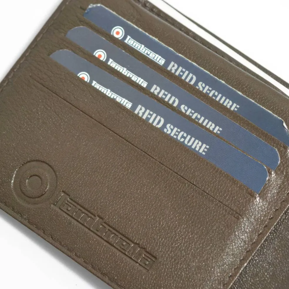 Men's Punched Leather Billfold Wallet