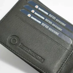 Men's Punched Leather Billfold Wallet