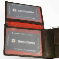 Men's Punched Leather Billfold Wallet