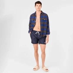 Men's Quick-Drying Mesh Lined Swim Shorts