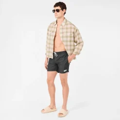 Men's Quick-Drying Mesh Lined Swim Shorts