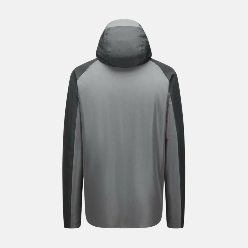 Men's Raise Waterproof Breathable Hooded Ski Jacket