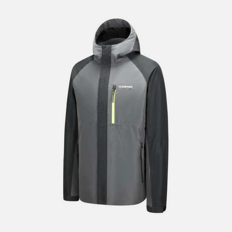 Men's Raise Waterproof Breathable Hooded Ski Jacket