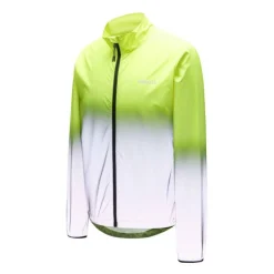 Men's Reflective Long Sleeve Full Zip Slim Fit Performance Cycling Jacket