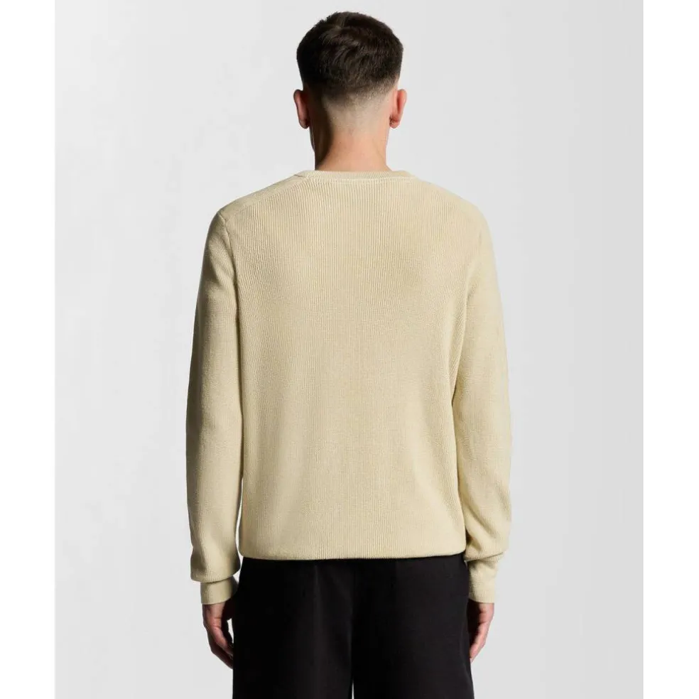Men's Rib Crew Neck Jumper
