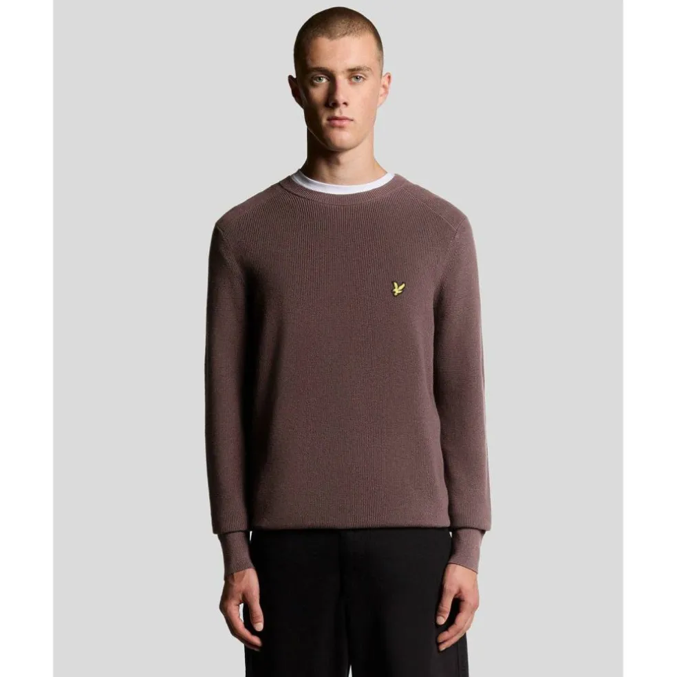 Men's Rib Crew Neck Jumper