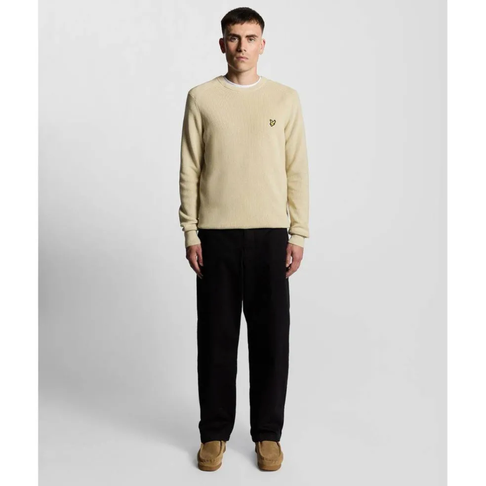 Men's Rib Crew Neck Jumper