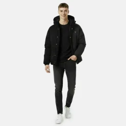 Men's Salcombe Adjustable Hood Short Puffer Jacket