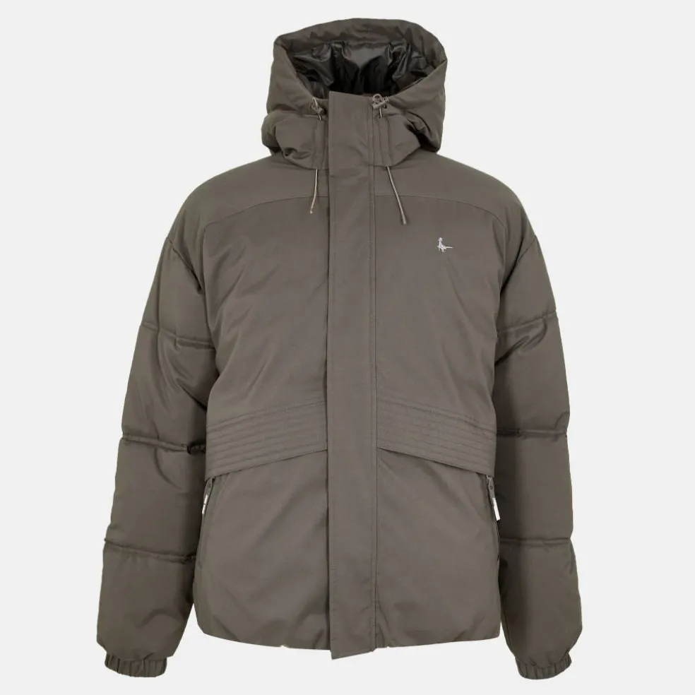 Men's Salcombe Adjustable Hood Short Puffer Jacket