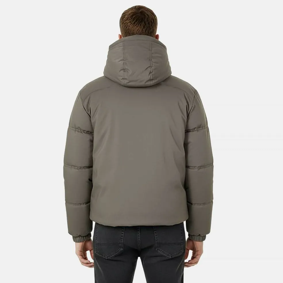 Men's Salcombe Adjustable Hood Short Puffer Jacket