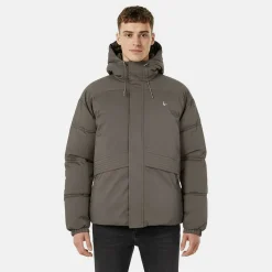 Men's Salcombe Adjustable Hood Short Puffer Jacket
