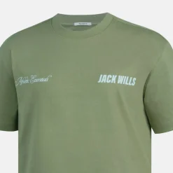 Men's Script Mix Cotton Short Sleeve Oversized T-Shirt