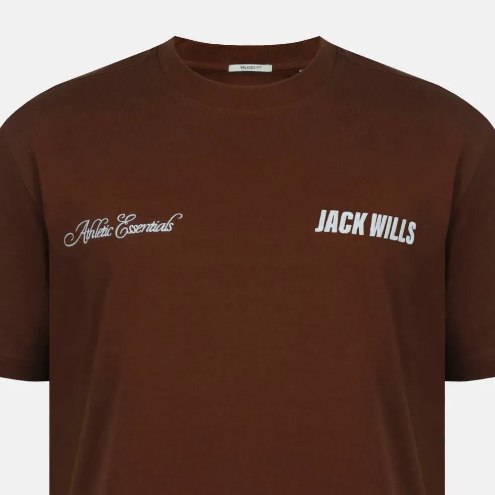 Men's Script Mix Cotton Short Sleeve Oversized T-Shirt
