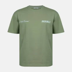Men's Script Mix Cotton Short Sleeve Oversized T-Shirt