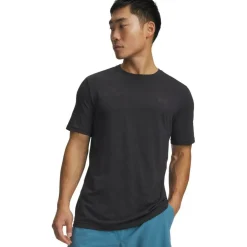 Men's Seamless Camo Short Sleeve Performance Gym Top