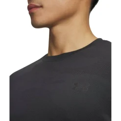 Men's Seamless Camo Short Sleeve Performance Gym Top