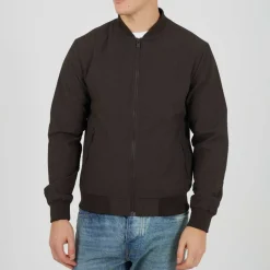 Men's Seersucker Bomber Jacket