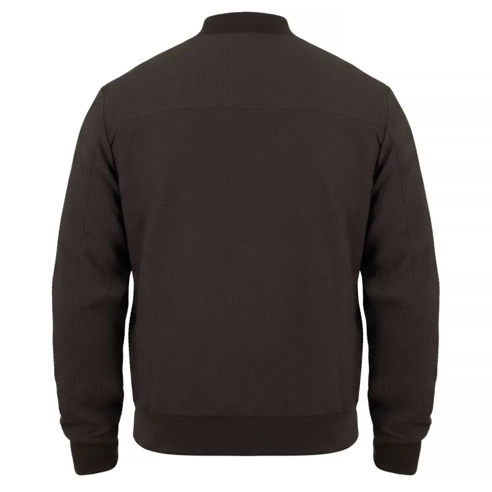 Men's Seersucker Bomber Jacket