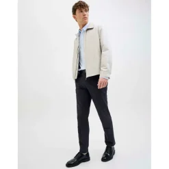 Men's Seersucker Cargo Trousers