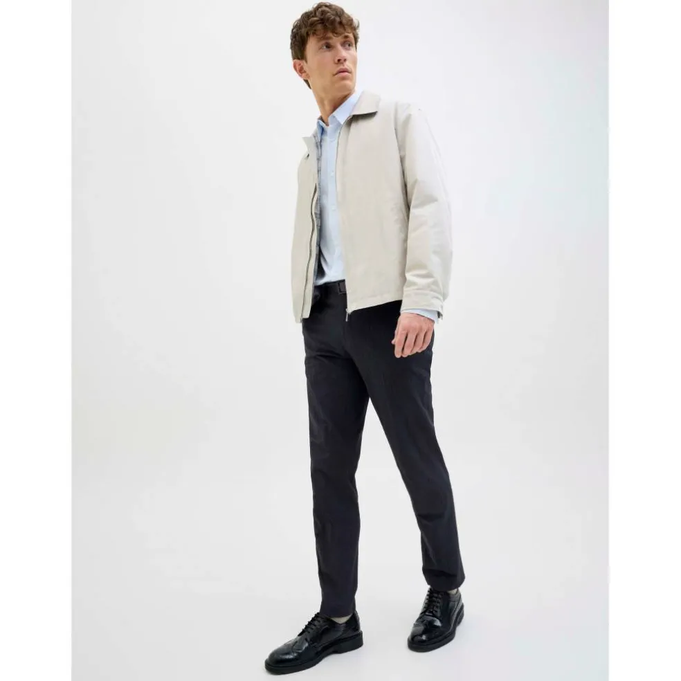 Men's Seersucker Cargo Trousers