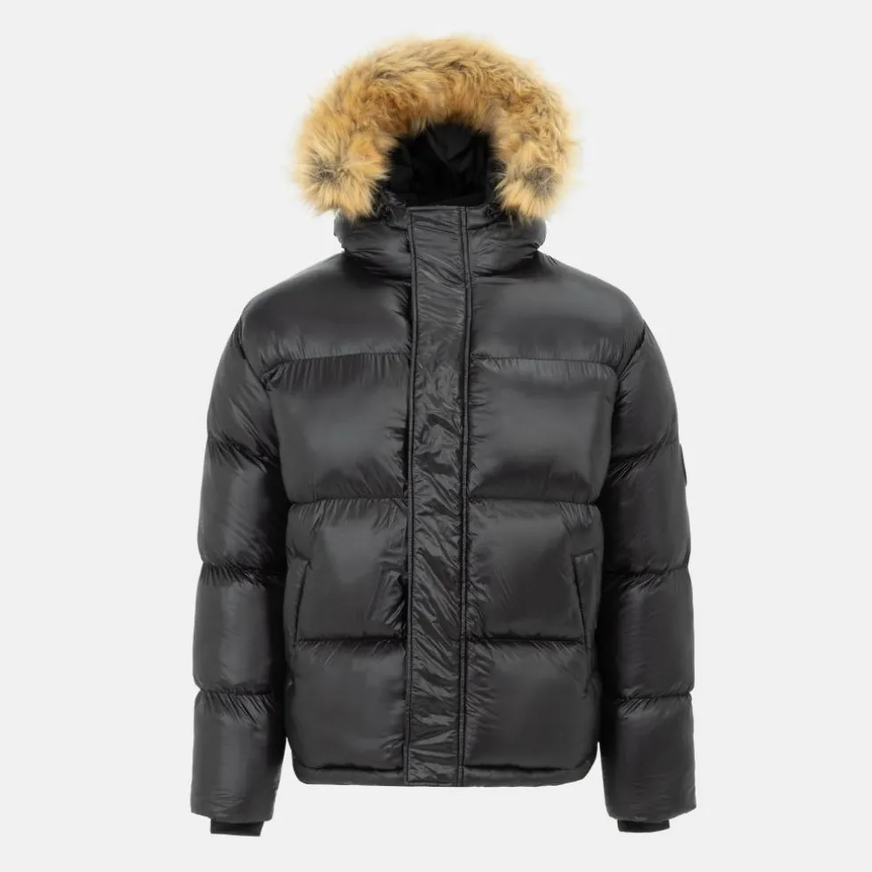 Men's Shadow Quilted Short Puffer Jacket