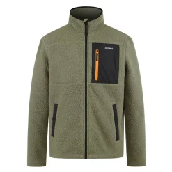 Men's Sherpa Long Sleeve Funnel Neck Zip Pocket Fleece