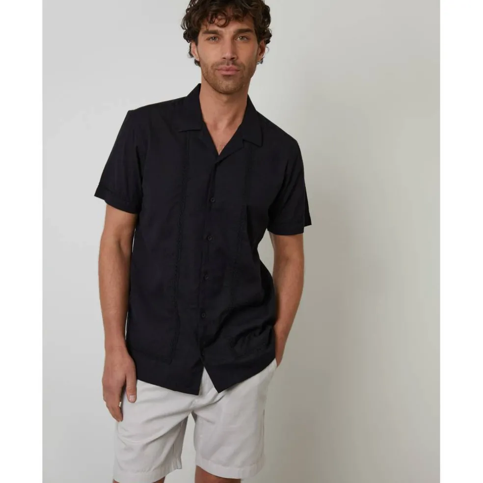 Men's Short-Sleeve Bowling Shirt